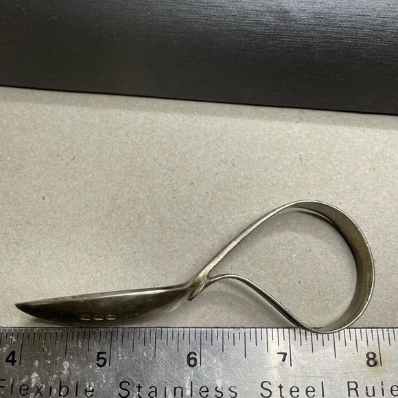 1922 Wallet & Wheeler Sterling Toddler Spoon Engraved “Billy Dick”. - Picture 8 of 8